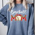 Baseball Mom Leopard Game Day Mom Life Mother's Day Comfort Colors Sweatshirt Denim Baseball Mom Leopard Game Day Mom Life Mother's Day Comfort Colors Sweatshirt Denim