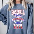 Baseball Mom Loud & Proud Since 1971 Comfort Colors Sweatshirt Denim Baseball Mom Loud & Proud Since 1971 Comfort Colors Sweatshirt Denim