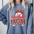 Baseball Mom Mama Mother's Day Leopard Sport Mom Mama Comfort Colors Sweatshirt Denim Baseball Mom Mama Mother's Day Leopard Sport Mom Mama Comfort Colors Sweatshirt Denim