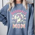 Baseball Mom Mama Mother's Dog In My Baseball Mom Era Comfort Colors Sweatshirt Denim Baseball Mom Mama Mother's Dog In My Baseball Mom Era Comfort Colors Sweatshirt Denim