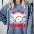 Baseball Mom Meme Quote Comfort Colors Sweatshirt Denim Baseball Mom Meme Quote Comfort Colors Sweatshirt Denim