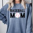 Baseball Mom Mommy Mama Mother's Day Women Retro Ball Sports Comfort Colors Sweatshirt Denim Baseball Mom Mommy Mama Mother's Day Women Retro Ball Sports Comfort Colors Sweatshirt Denim
