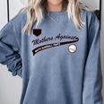 Baseball Mom Mothers Against Baseball Pants Comfort Colors Sweatshirt Denim