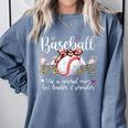 Baseball Mom Like A Normal Mom But Louder & Prouder Women Comfort Colors Sweatshirt Denim Baseball Mom Like A Normal Mom But Louder & Prouder Women Comfort Colors Sweatshirt Denim