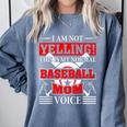 Baseball Mom Baseball Player Baseball Comfort Colors Sweatshirt Denim