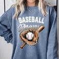 Baseball Mom Baseball Player Comfort Colors Sweatshirt Denim Baseball Mom Baseball Player Comfort Colors Sweatshirt Denim