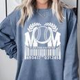 Baseball Mom Scan For Payment Sporty Humor Comfort Colors Sweatshirt Denim Baseball Mom Scan For Payment Sporty Humor Comfort Colors Sweatshirt Denim