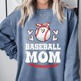 Baseball Mom Shirt Mama Women Baseball Shirt For Comfort Colors Sweatshirt Denim