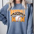 Baseball Mom Sports Orange Comfort Colors Sweatshirt Denim Baseball Mom Sports Orange Comfort Colors Sweatshirt Denim