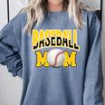 Baseball Mom Sports Mom Yellow Comfort Colors Sweatshirt Denim Baseball Mom Sports Mom Yellow Comfort Colors Sweatshirt Denim