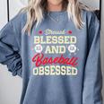 Baseball Mom Stressed Blessed And Baseball Obsessed Premium Comfort Colors Sweatshirt Denim Baseball Mom Stressed Blessed And Baseball Obsessed Premium Comfort Colors Sweatshirt Denim