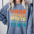 Baseball Moms Against Baseball Pants Groovy Softball Comfort Colors Sweatshirt Denim Baseball Moms Against Baseball Pants Groovy Softball Comfort Colors Sweatshirt Denim