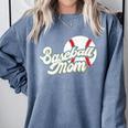 Baseball Mom's Favorite Game Day Premium Comfort Colors Sweatshirt Denim Baseball Mom's Favorite Game Day Premium Comfort Colors Sweatshirt Denim