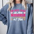 Baseball Moms I'm Not Just His Mom Baseball Mama Comfort Colors Sweatshirt Denim Baseball Moms I'm Not Just His Mom Baseball Mama Comfort Colors Sweatshirt Denim