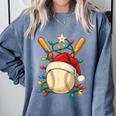 Baseball Santa Christmas Ball Baseball Lover Player Boys Comfort Colors Sweatshirt Denim Baseball Santa Christmas Ball Baseball Lover Player Boys Comfort Colors Sweatshirt Denim