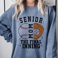 Baseball Senior Mom 2026 The Final Inning Comfort Colors Sweatshirt Denim Baseball Senior Mom 2026 The Final Inning Comfort Colors Sweatshirt Denim
