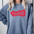 Baseball Softball Baseball Mom Baseball Comfort Colors Sweatshirt Denim