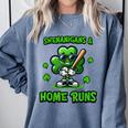 Baseball St Patrick's Day Irish Shamrock Trendy Comfort Colors Sweatshirt Denim Baseball St Patrick's Day Irish Shamrock Trendy Comfort Colors Sweatshirt Denim
