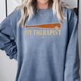Baseball Tee My Therapist Bat Men Women Kids Comfort Colors Sweatshirt Denim Baseball Tee My Therapist Bat Men Women Kids Comfort Colors Sweatshirt Denim