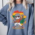 Baseball History Month For Boys Comfort Colors Sweatshirt Denim
