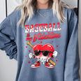 Baseball Is My Valentine Shirt Heart Drip Baseball Lovers Comfort Colors Sweatshirt Denim Baseball Is My Valentine Shirt Heart Drip Baseball Lovers Comfort Colors Sweatshirt Denim