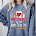 Baseball Is My Valentine Valentines Day Men Boys Kids Teen Comfort Colors Sweatshirt Denim Baseball Is My Valentine Valentines Day Men Boys Kids Teen Comfort Colors Sweatshirt Denim