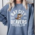Bay City Beavers Baseball Club Estd 1913 Comfort Colors Sweatshirt Denim Bay City Beavers Baseball Club Estd 1913 Comfort Colors Sweatshirt Denim