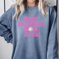 Best Baseball Mom Ever Pink Comfort Colors Sweatshirt Denim Best Baseball Mom Ever Pink Comfort Colors Sweatshirt Denim