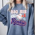 Big Sis Rookie Of Year 1st Birthday Baseball Theme Matching Comfort Colors Sweatshirt Denim Big Sis Rookie Of Year 1st Birthday Baseball Theme Matching Comfort Colors Sweatshirt Denim