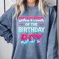 Brother Of The Birthday Boy Ice Cream Baseball Family Party Comfort Colors Sweatshirt Denim Brother Of The Birthday Boy Ice Cream Baseball Family Party Comfort Colors Sweatshirt Denim