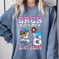 Bruh It's My 8th Birthday Baseball Ice Cream Drip 8 Year Old Comfort Colors Sweatshirt Denim Bruh It's My 8th Birthday Baseball Ice Cream Drip 8 Year Old Comfort Colors Sweatshirt Denim