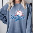 Busy Raising Ballers Baseball Mom Group Tee Comfort Colors Sweatshirt Denim Busy Raising Ballers Baseball Mom Group Tee Comfort Colors Sweatshirt Denim