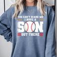 You Can't Scare Me I Have a Son Baseball Mom Comfort Colors Sweatshirt Denim You Can't Scare Me I Have a Son Baseball Mom Comfort Colors Sweatshirt Denim