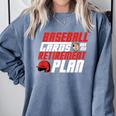 Cards Collector Baseball Cards Are My Retirement Plan Comfort Colors Sweatshirt Denim