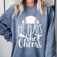 Cheer Baseball Mom Baseball And Cheer Mother Comfort Colors Sweatshirt Denim Cheer Baseball Mom Baseball And Cheer Mother Comfort Colors Sweatshirt Denim
