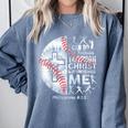 Christian Baseball Men Boy Player Team Religious Philippians Comfort Colors Sweatshirt Denim Christian Baseball Men Boy Player Team Religious Philippians Comfort Colors Sweatshirt Denim