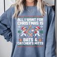 Christmas Baseball Bats Catcher Mitts Holiday Tee Comfort Colors Sweatshirt Denim Christmas Baseball Bats Catcher Mitts Holiday Tee Comfort Colors Sweatshirt Denim