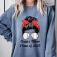 Class Of 2025 Baseball Mom Senior Graduation Graduate Women Comfort Colors Sweatshirt Denim Class Of 2025 Baseball Mom Senior Graduation Graduate Women Comfort Colors Sweatshirt Denim