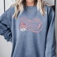 Cool Super Baseball Mom Cool Mother's Day Mama Woman Cute Comfort Colors Sweatshirt Denim