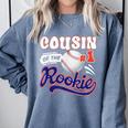 Cousin Rookie Of Year 1st Birthday Baseball Theme Matching Comfort Colors Sweatshirt Denim Cousin Rookie Of Year 1st Birthday Baseball Theme Matching Comfort Colors Sweatshirt Denim