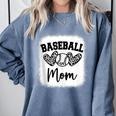 Custom Baseball Mom Number 54 Heart For Mom Comfort Colors Sweatshirt Denim Custom Baseball Mom Number 54 Heart For Mom Comfort Colors Sweatshirt Denim