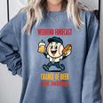 Cute Baseball Fan Weekend Forecast Change Of Beer And Hotdog Comfort Colors Sweatshirt Denim Cute Baseball Fan Weekend Forecast Change Of Beer And Hotdog Comfort Colors Sweatshirt Denim