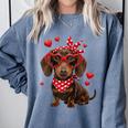 Dachshund Valentines Day Wiener Dog Lover Weenie Heart Raglan Baseball Tee Comfort Colors Sweatshirt Denim Dachshund Valentines Day Wiener Dog Lover Weenie Heart Raglan Baseball Tee Comfort Colors Sweatshirt Denim