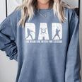 Dad Baseball The Man The Myth The Legend Daddy Father's Day Comfort Colors Sweatshirt Denim Dad Baseball The Man The Myth The Legend Daddy Father's Day Comfort Colors Sweatshirt Denim