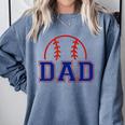 Dad Of Rookie 1st Birthday Baseball Boy Family Matching Comfort Colors Sweatshirt Denim Dad Of Rookie 1st Birthday Baseball Boy Family Matching Comfort Colors Sweatshirt Denim