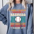 I Didn't Plan On Becoming a Baseball Mom Baseball Player Comfort Colors Sweatshirt Denim I Didn't Plan On Becoming a Baseball Mom Baseball Player Comfort Colors Sweatshirt Denim