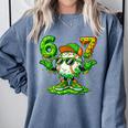Drip Baseball Irish Shamrock St Patricks Men Boy Kid Comfort Colors Sweatshirt Denim Drip Baseball Irish Shamrock St Patricks Men Boy Kid Comfort Colors Sweatshirt Denim