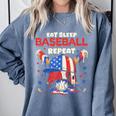 Eat Sleep Baseball Repeat Ice Cream Drip Crossed Bats Comfort Colors Sweatshirt Denim Eat Sleep Baseball Repeat Ice Cream Drip Crossed Bats Comfort Colors Sweatshirt Denim