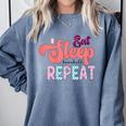 Eat Sleep Baseball Repeat Baseball Moms Comfort Colors Sweatshirt Denim Eat Sleep Baseball Repeat Baseball Moms Comfort Colors Sweatshirt Denim