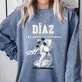 Edwin Diaz Los Angeles D Baseball Players MLBEDD201M Comfort Colors Sweatshirt Denim Edwin Diaz Los Angeles D Baseball Players MLBEDD201M Comfort Colors Sweatshirt Denim